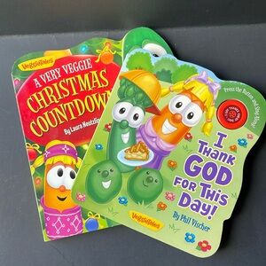 2 Veggie Tales board books